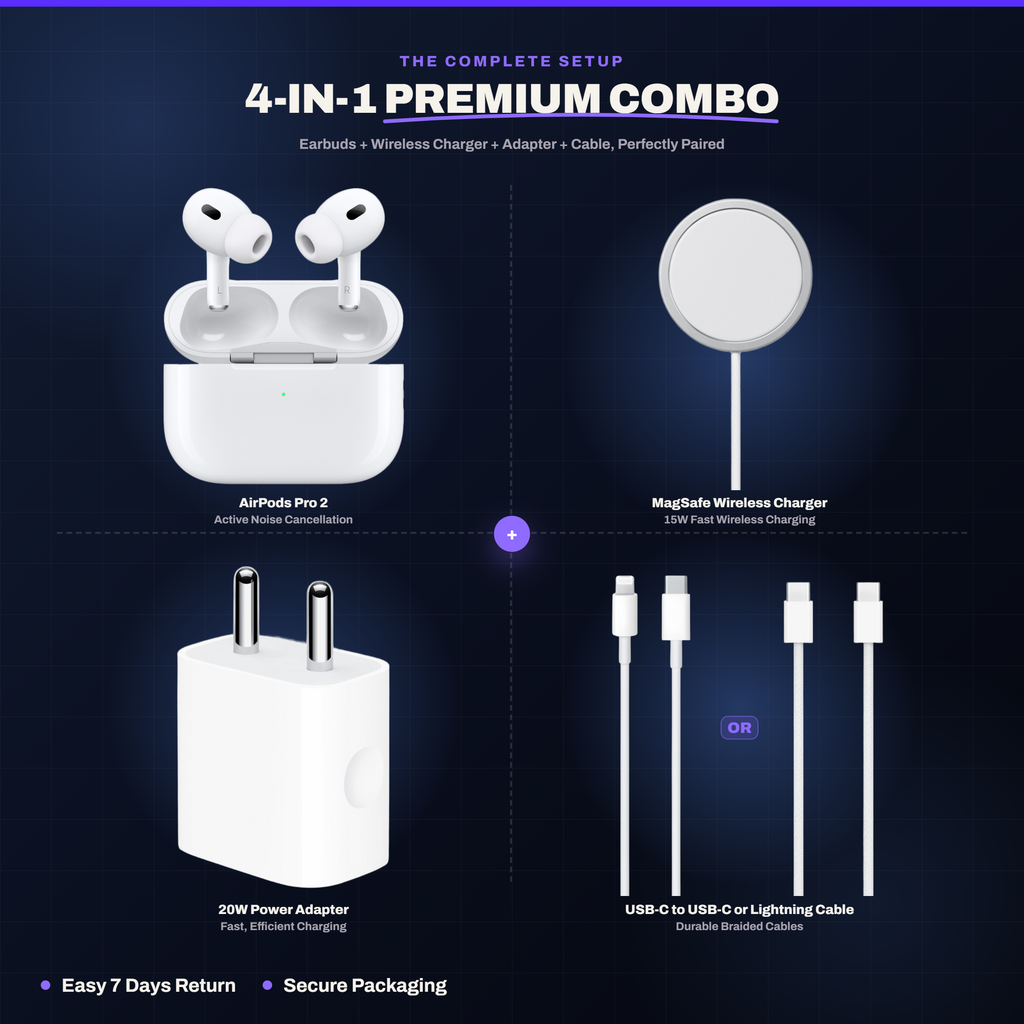 zappkit 4-in-1 Combo (Pods + Magpad + Adaptor + Cable)