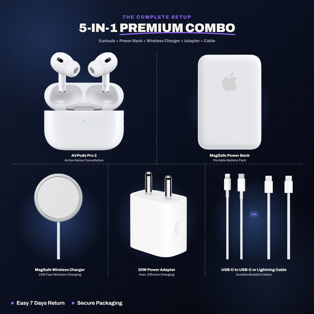 Zappkit 5-in-1 Combo (Pods +  BatteryPack + Magpad + Adaptor + Cable)